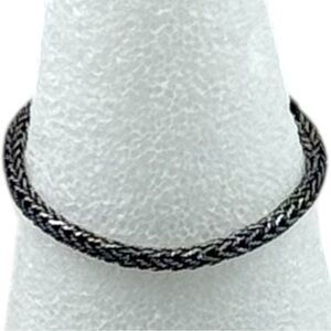 Unbranded Silver Rope Chain Bracelet Hook Clasp Non-Magnetic 7.5” Silver